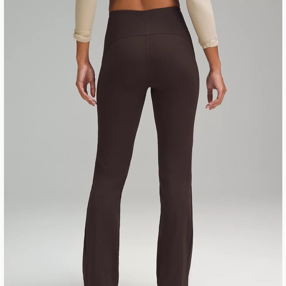 BNWT Lululemon Smooth Fit Pull-On High-Rise Pant Brown size 4 - Picture 2 of 3